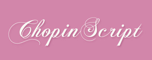 Calligraphy-ChopinScript