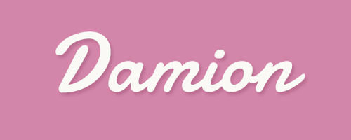 Calligraphy-Damion