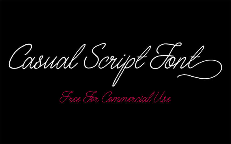 casual-script-font