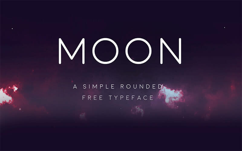 moon-simple-rounded-typeface