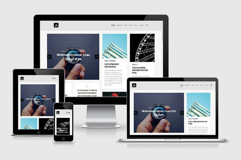 abstract-html-template