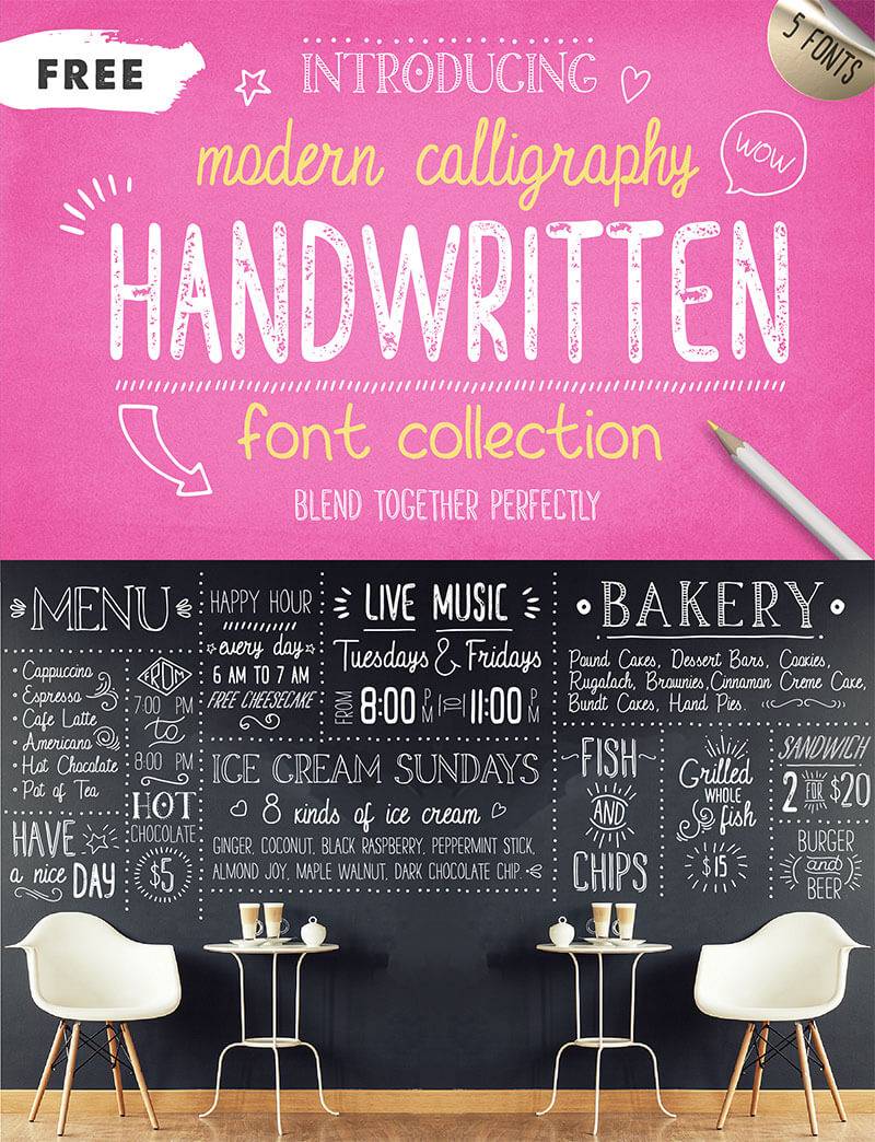 handwritten-font-collection