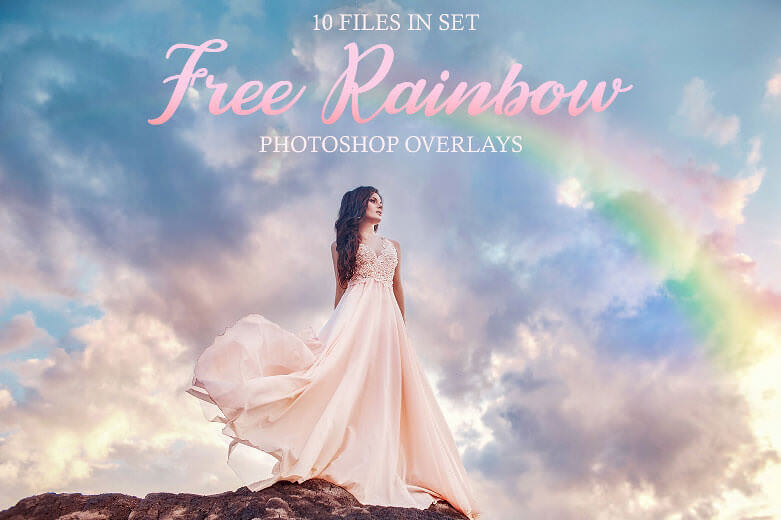 free-rainbow-overlay-banner