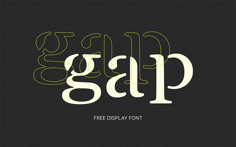 GAP-l-FREE-DISPLAY-FONT