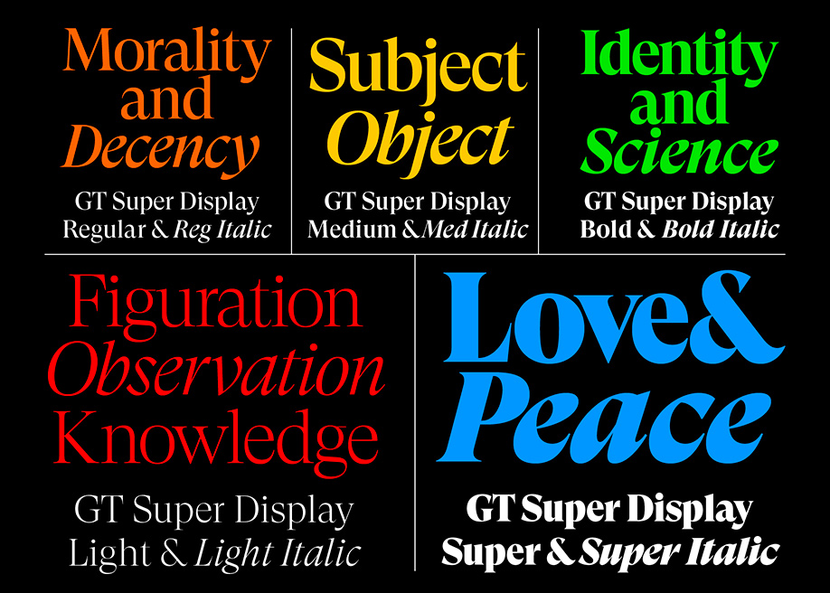 GT Superフォントの画像