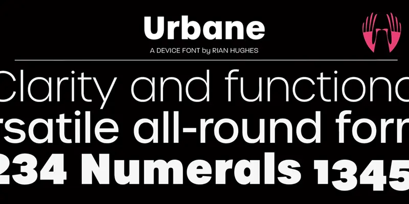 urbane font