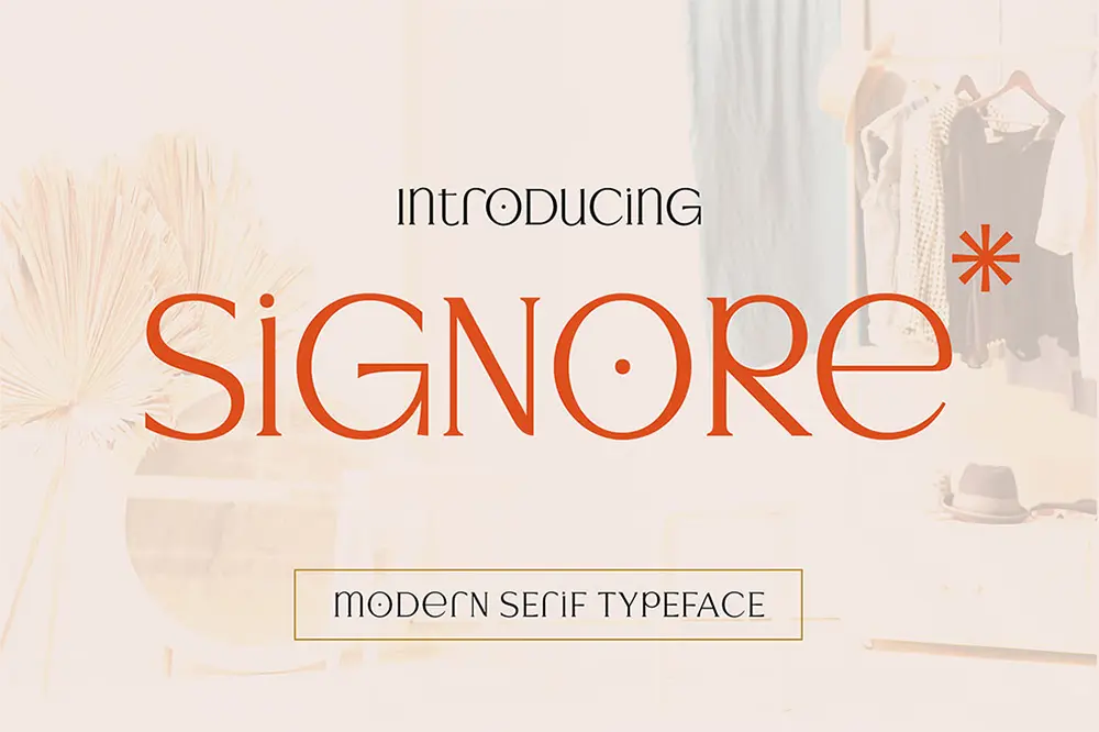 signore-serif-typeface
