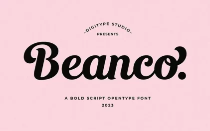 beanco font