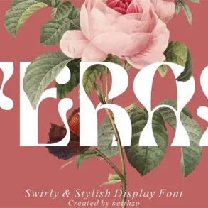 Teras-Free-Swirly-Display-Font