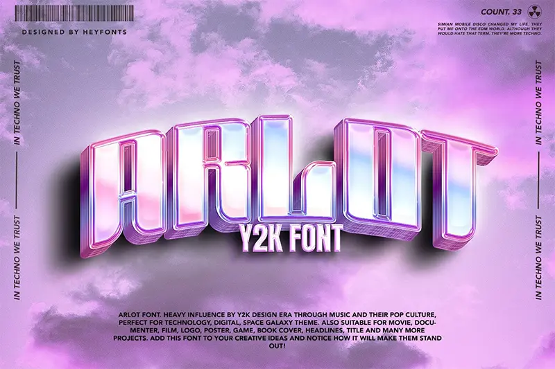 arlot-y2k-font