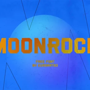 moonrock typeface