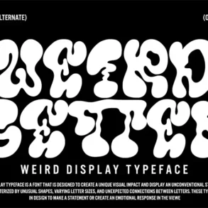 weird better font